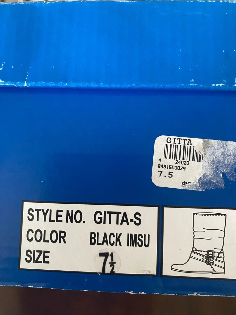 Soda Black Over-the-Knee Fabric Boots